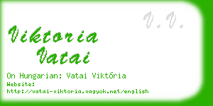 viktoria vatai business card