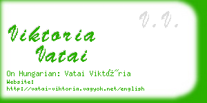 viktoria vatai business card